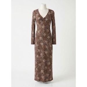 NEW Z SUPPLY exhale sable floral midi dress in black